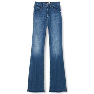 Love Moschino Vrijetijdsbroek voor dames, Medium Blue Denim, 28