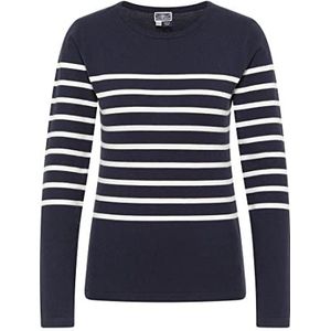 FRAULLY Gebreide damestrui, Marine wolwit, M/L