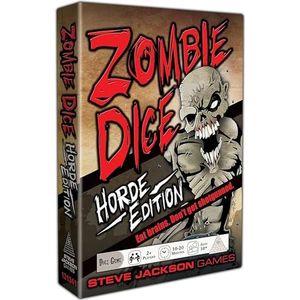 Steve Jackson Games | Zombie Dice Horde Edition | The Thrilling Fast-Paced Dice Game for 2 or More Players | Ages 10 and Up | English