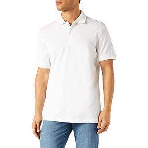 Stedman Apparel Heren Henry/ST9050 Premium Regular Fit Klassiek poloshirt met korte mouwen, Kleur: wit, XL