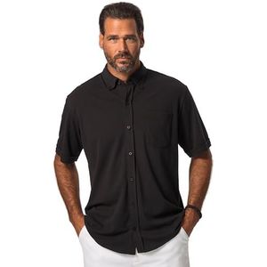 JP 1880 heren overhemd, zwart, 3XL