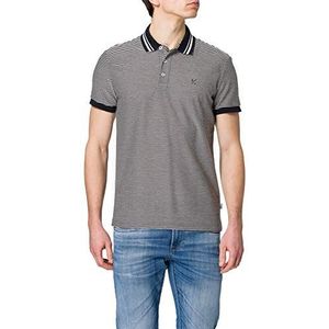 CASUAL FRIDAY Heren Theis Small Striped Polo Shirt