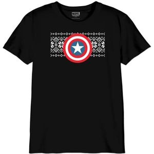 Marvel T-shirt voor jongens, Marine., 6 Jaren