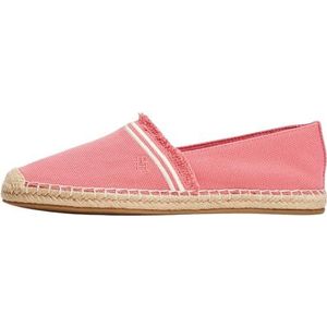 Tommy Hilfiger Vrouwen Fringe Canvas Gesloten Espadrille Fw0fw08881, Roze gewassen kers, 36 EU