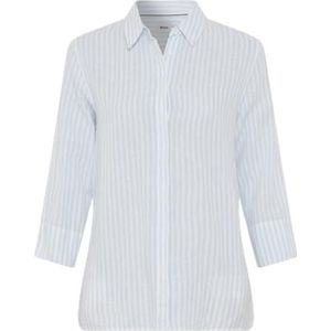 Brax - Vicki - Blouse - Blauw - Katoen