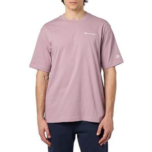 Champion Rochester 1919 Eco Future Circular gerecycled katoen S/L T-shirt, paars pastel, S heren SS24, pastelpaars, S