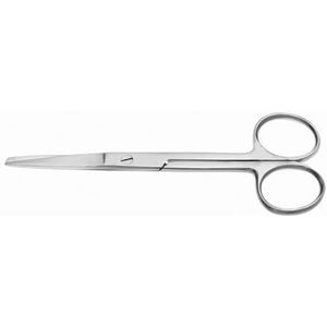 RSG Chroomstaal punt/puntige verbandschaar, 130 mm lengte