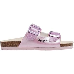 Pepe Jeans Oban Bay G sandaal, roze (gewassen roze roze), 4 UK, Roze Gewassen Roze, 36 EU