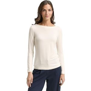 Tom Tailor - Slim Fit Shirt - Effen Kleur - Longsleeve - Lange Mouwen - Boothals