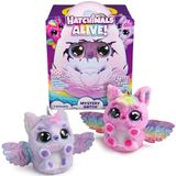 Hatchimals Alive - Mystery Hatch Pufficorn - Interactief verrassingsspeelgoed in een ei met mist, lichtjes en geluiden