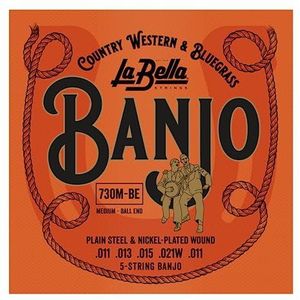 La Bella 730 M 5-Str. Banjo Loop snaren
