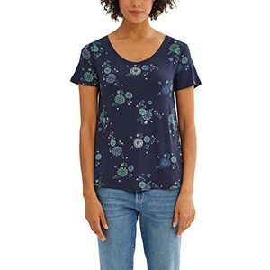 edc by ESPRIT T-shirt voor dames, meerkleurig (dark blue 405), XL