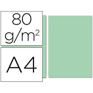 DIN A4 papier effen - lichtgroen