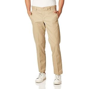 Dickies Men's Slim Taper Stretch Twill Work Pant, Desert Sand, 30x32