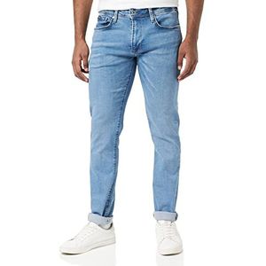 Pepe Jeans Stanley skinny jeans voor heren, Blauw (Denim-hp8), 28W x 34L