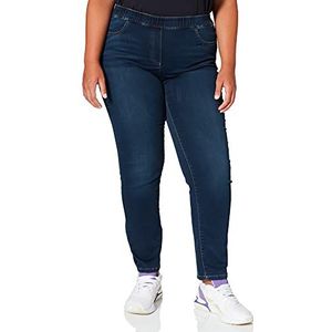 Samoon Damesjeans, Denim Blauw, 52 NL