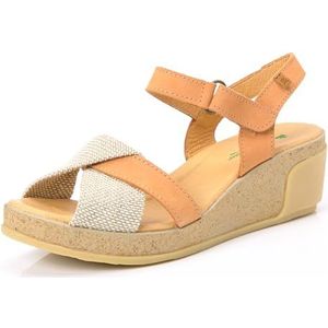 El Naturalista N5038 Leaves damessandalen, perzik, 37 EU, perzik, 37 EU