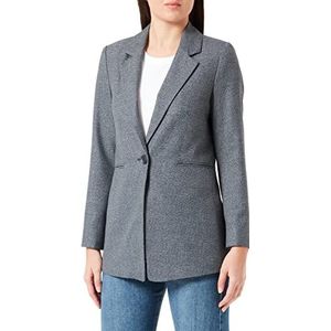 GERRY WEBER Dames 830017-31298 Blazer met lange mouwen, petrol patroon, 38
