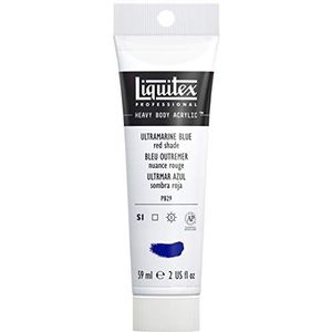 Liquitex 1045382 Professional Heavy Body acrylverf in kunstenaarskwaliteit met uitstekende lichtechtheid en boterachtige consistentie - 59ml tube, Ultramarine Blue (Red Shade)