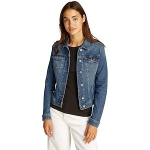 Tommy Hilfiger - Dames Jack - Blauw - Katoen-Elastaan