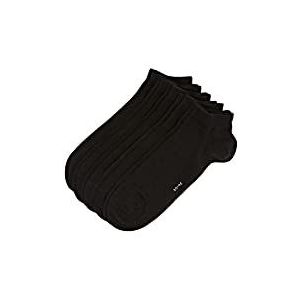 ESPRIT Heren Korte sokken Solid 5-Pack M SN Katoen Kort eenkleurig Multipack 5 Paren, Zwart (Black 3000), 40-46