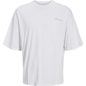 Jjalmos Tee Ss Crew Neck, wit, XS