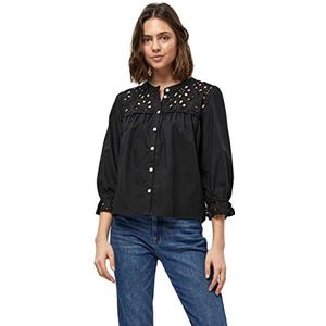 Peppercorn Dames Francina Shirt, Zwart, XS