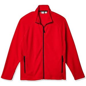 CLIQUE mens Summit Full-zip Microfleece Sweatshirt, Red, Large US