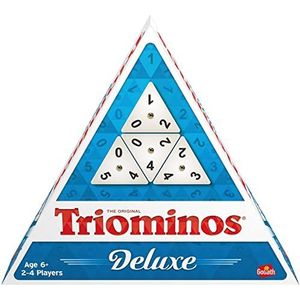 Triominos Deluxe, Bordspel voor Kinderen vanaf 6 Jaar, Strategisch Gezelschapsspel voor 2 tot 4 Spelers