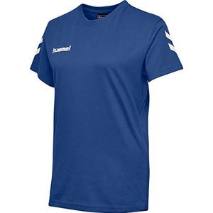 hummel Dames Hmlgo bomuld T-shirts, True Blue, XS EU