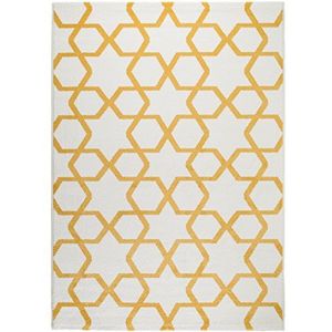 benuta tapijt Sun Beige/Geel 120x170 cm | Modern tapijt voor woon- en slaapkamer