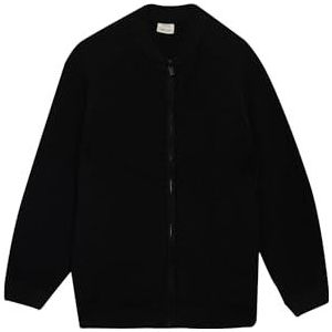DeFacto Jongens Sweatjack Pullover Sweatshirt en Vest - Stijlvolle Kinderkleding voor Jongens (Zwart,11/12 Y), zwart, 11-12 Jaar