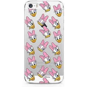 ERT GROUP mobiel telefoonhoesje voor Apple Iphone 5/5S/SE origineel en officieel erkend Disney patroon Daisy 007 optimaal aangepast aan de vorm van de mobiele telefoon, gedeeltelijk bedrukt