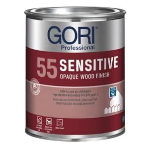 GORI 55 Sensitive – 460 GENCIAANS BLAUW, 2,5 L – lak en toplak op waterbasis