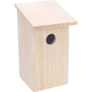 NESTKASTJE BIZI - HOUT 14,5x15,5x26CM