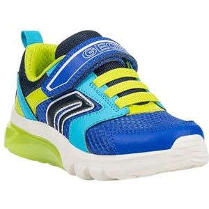 Geox J Ciberdron Boy C kinderschoenen, Royal Lime, 27 EU