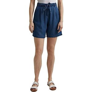 ESPRIT Collection Damesshorts, 902/Blue Medium Wash, 32