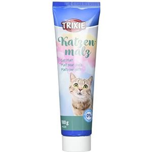 Trixie Cat Malt | 1 x 100 g | Aanvullend voer voor katten dat de vorming van haarballen kan ondersteunen | Kan de spijsvertering helpen verbeteren