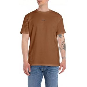 Replay T-shirt voor heren, 442 sandaal hout, XXL