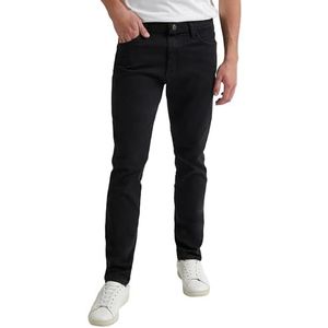 Rustler Slim Jeans voor heren, Black Rinse, 33W / 30L