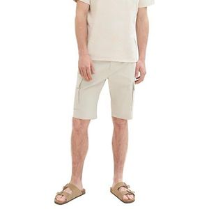 TOM TAILOR Heren bermuda shorts, 10336 - Light Cashew Beige, L