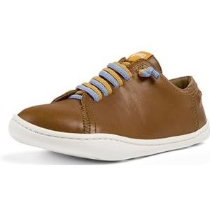 Camper Unisex-Kind Mode Sneaker, Medium Bruin 139, 5 Big Kid