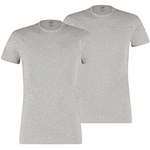 Puma 652001001 – T-shirt – effen – ronde hals – korte mouwen – 2 stuks – heren - - X-Large