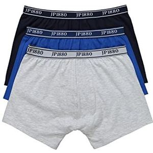 JP 1880 Heren Midpants, FLEXNAMIC, verpakking van 3 onderbroeken, tot maat 18 ondergoed, lichte kobalt, 8
