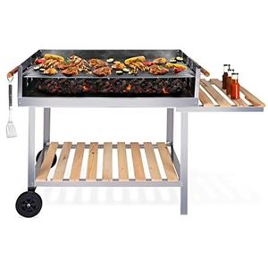 BBQ Collection - Barbecue - met Wielen - RVS - 2 Roosters