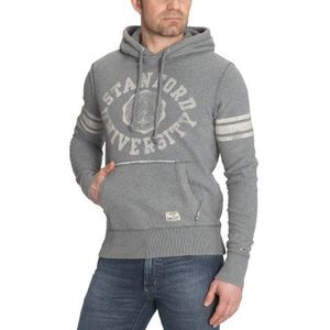 Tommy Jeans Heren lang - normaal sweatshirt, grijs (Mid Grey Heather), 54