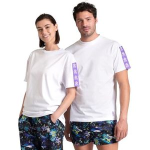 ARENA Fun Planet Capsule Collection Unisex T-Shirt Wit, Wit, S