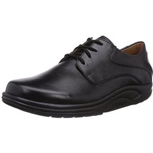 Ganter Activ Guido brede Derby veterschoenen voor heren, zwart zwart 0100, 47.5 EU