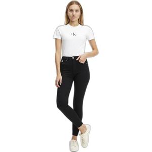 Calvin Klein Jeans Broeken voor dames, Denim (Denim Zwart), 60