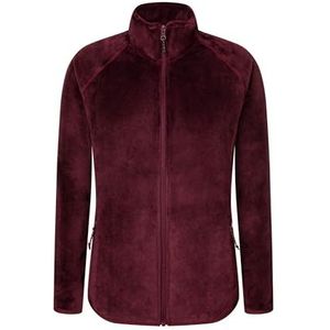 Rock Experience REWC01221-1013 Polar Mock Neck W Fleece Dames Shirt met lange mouwen Windsor Wine S